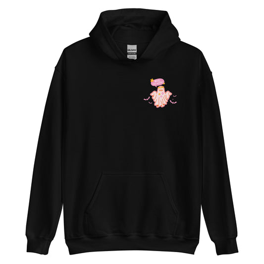 Boo, You Whore Hoodie (front & back)